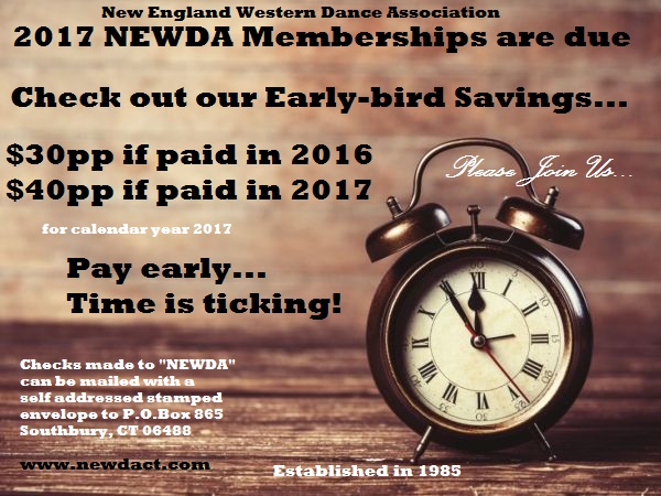 newda 2017 membership - time tick