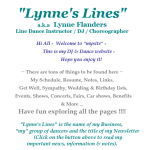 Lynne's Lines